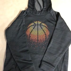 Hoodie with basketball logo